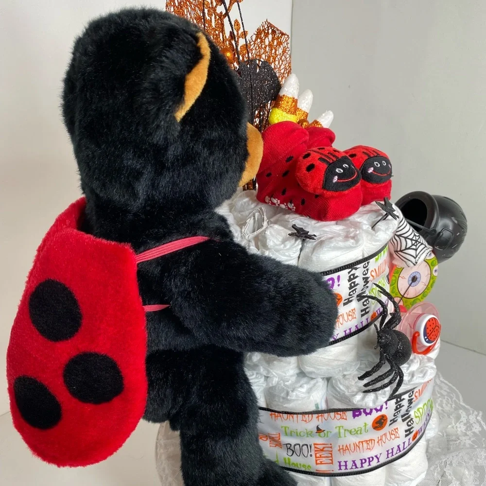 Halloween Diaper Cake, Neutral Diaper Cake